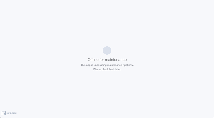 How to Generate a Custom Heroku Maintenance Mode Page
